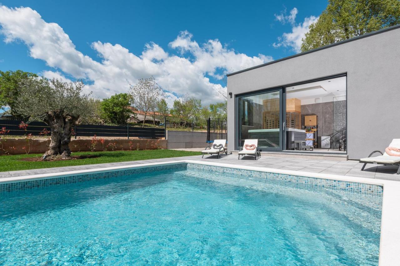 Green Luxury II With Heated Pool, Jacuzzi & Sauna Ruzici  Exterior photo